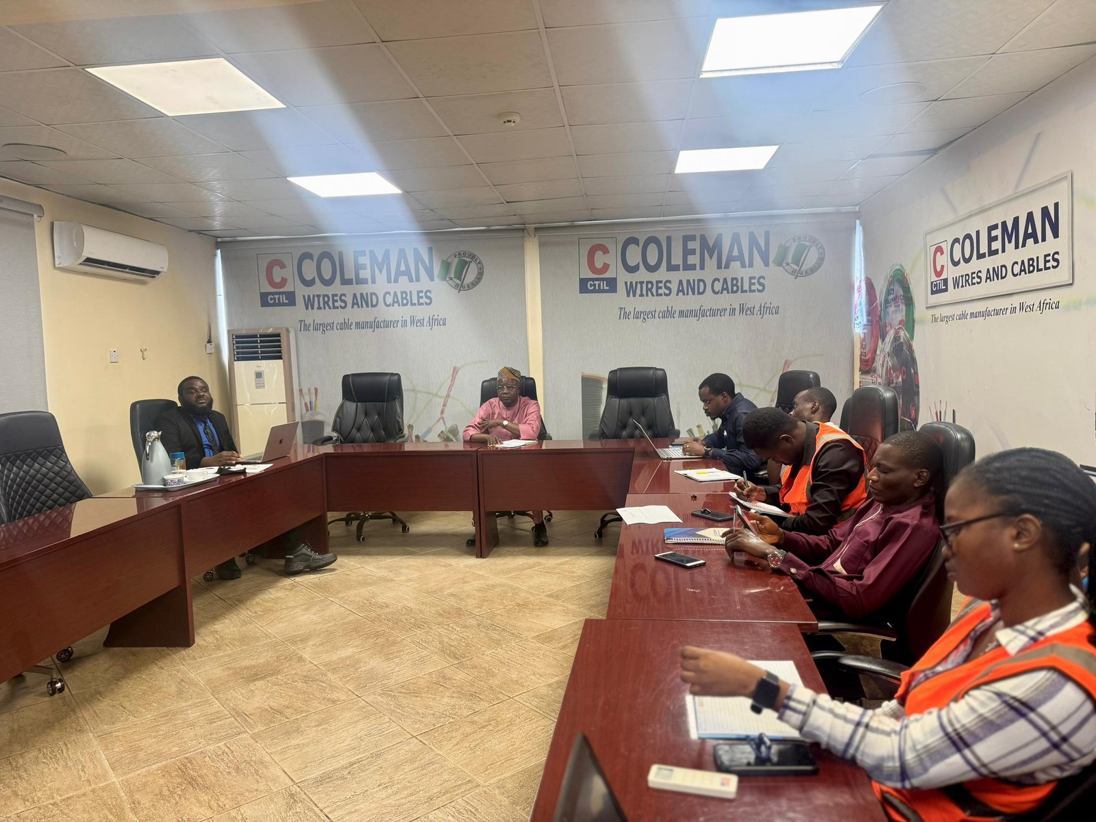 Corporate Training at Coleman Wires and Cables